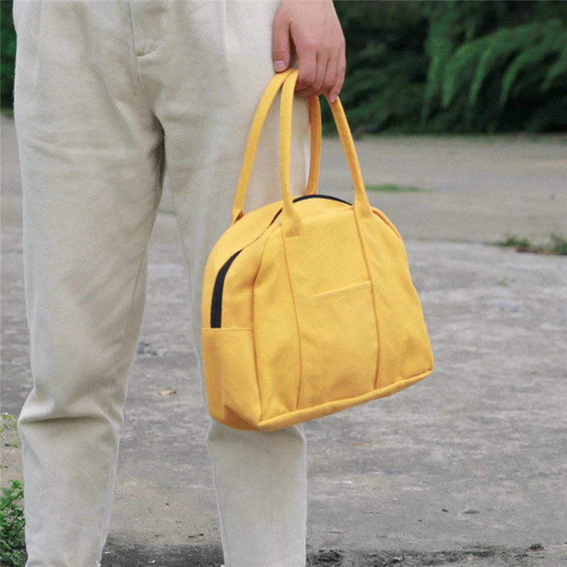 

High-quality Canvas Tote Bags For Women 2020 New Small Bag Solid Fabric Summer Beach Bag Lady's Handbag Large Capacity Bags