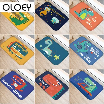 

Non-slip Bathroom Mat Bathroom Mat Floor Mat 3D Absorbent Printing Dinosaur Living Room Bathroom Mat Pad Bedroom Pad 40x60cm ..