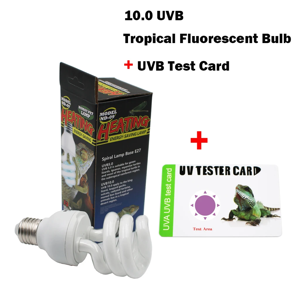 Reptile UVB 10.0 Lamp Light Bulb 13W 110/220V For Desert Type Lighting reptile heating lamp reptile light bulb reptile lamp bulb