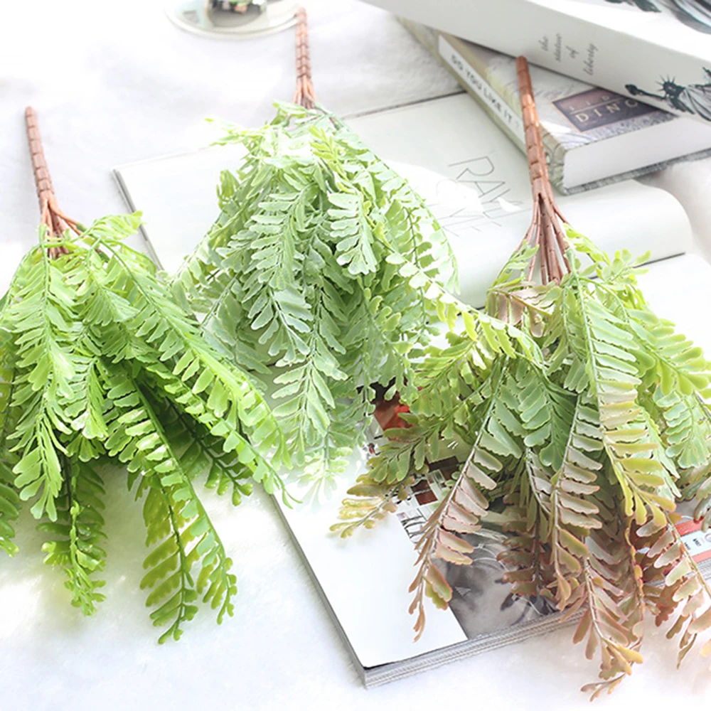 Artificial Green Plant Sage Simulates Leaf Wall Desk Fake Leaves Plant For Home Garden Decoration Simulation Fake Flower 4