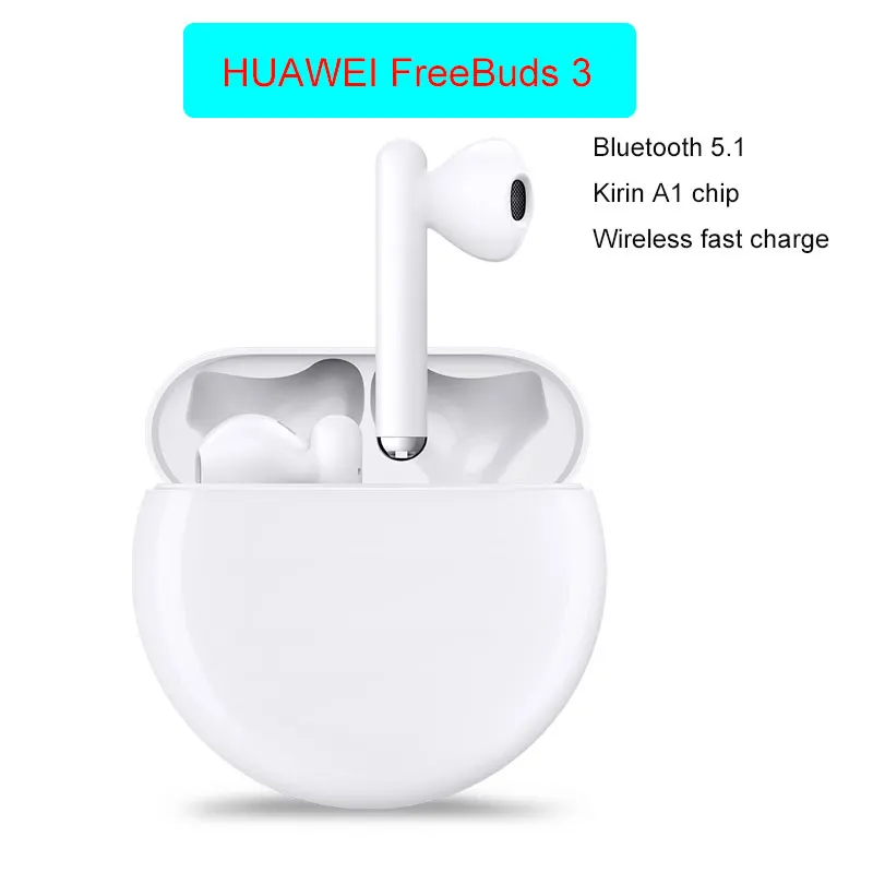 FreeBuds 3-white HUAWEI FreeBuds Lite/3/2 PROTWS наушники Bluetooth Беспроводной спортивные наушники Kirin A1 наушники-вкладыши Водонепроницаемый наушники - Цвет: FreeBuds 3-white