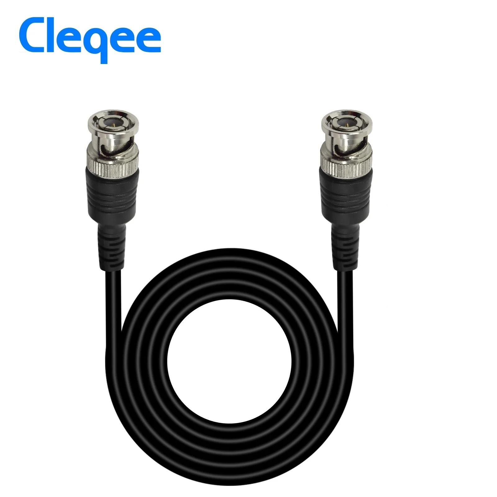 Cleqee P1013 BNC-BNC Q9 штекер для BNC Q9 штекер измерительный зонд осциллографа кабельный провод 100 см - Цвет: P1013