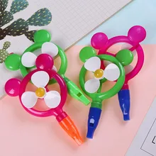 Cute Whistle Windmill Toy Candy Color Whistle Small Toy Novelty Funny Toy Children Gift