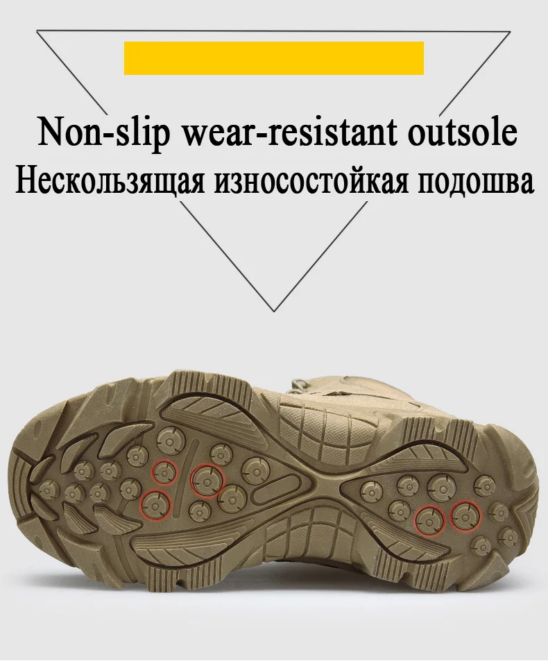 Winter Boots Warm Men Snow Boots High Quality Cow Suede Outdoor Man Work Shoes Non-slip Waterproof Men Ankle Boots 39-46
