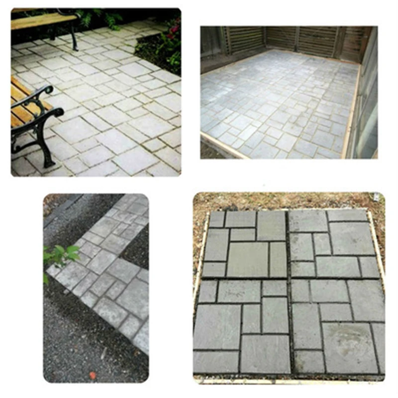 Precast Concrete Paving Mold For DIY Garden Pave Ways And Plastic Concrete Block Paving Mold