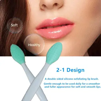 

10 Pc Mixed Silicone Double Sided Washing Face Brushes Exfoliating Smooth Lips Brush Blackhead Cleansing Tool Remove Dead Skin