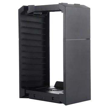 

Multifunctional Disk Storage Tower Controller Charger DC 5V Dock Station With Micro USB Cable For PS4 Game Controller
