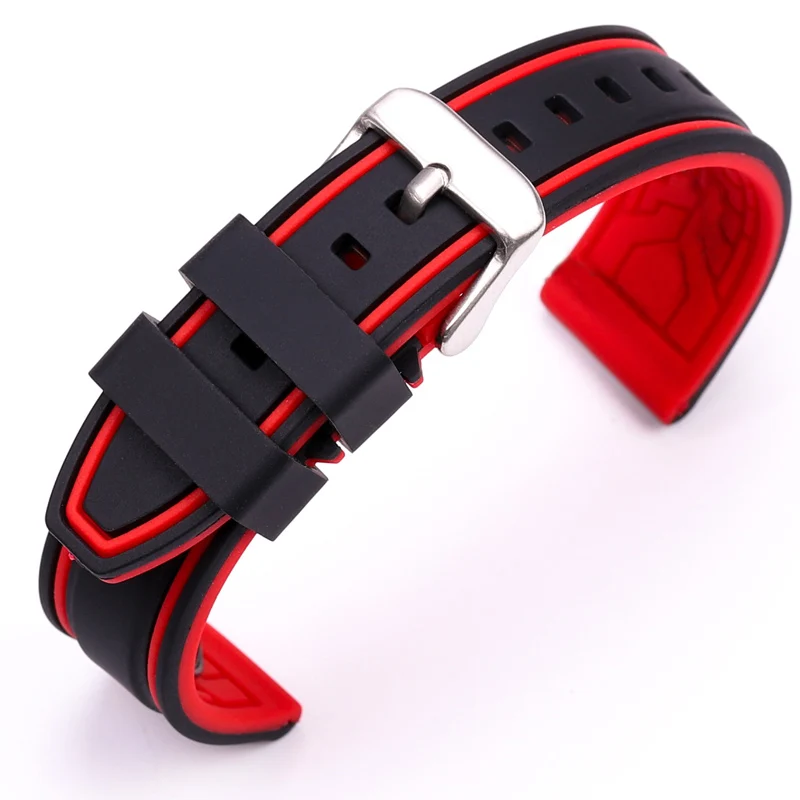 HENGRC-Soft-Silicone-Watch-Band-Strap-20mm-22mm-24mm-26mm-Fashion-Women-Men-Color-Matching-Watchbands (1)