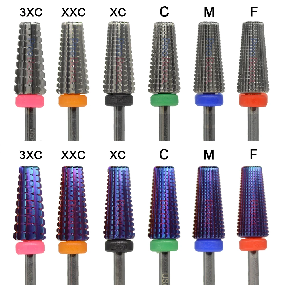 Proberra Right hand Strongest 5 IN 1 Carbide Purple multi-function Tungsten Carbide nail milling purple drill bits