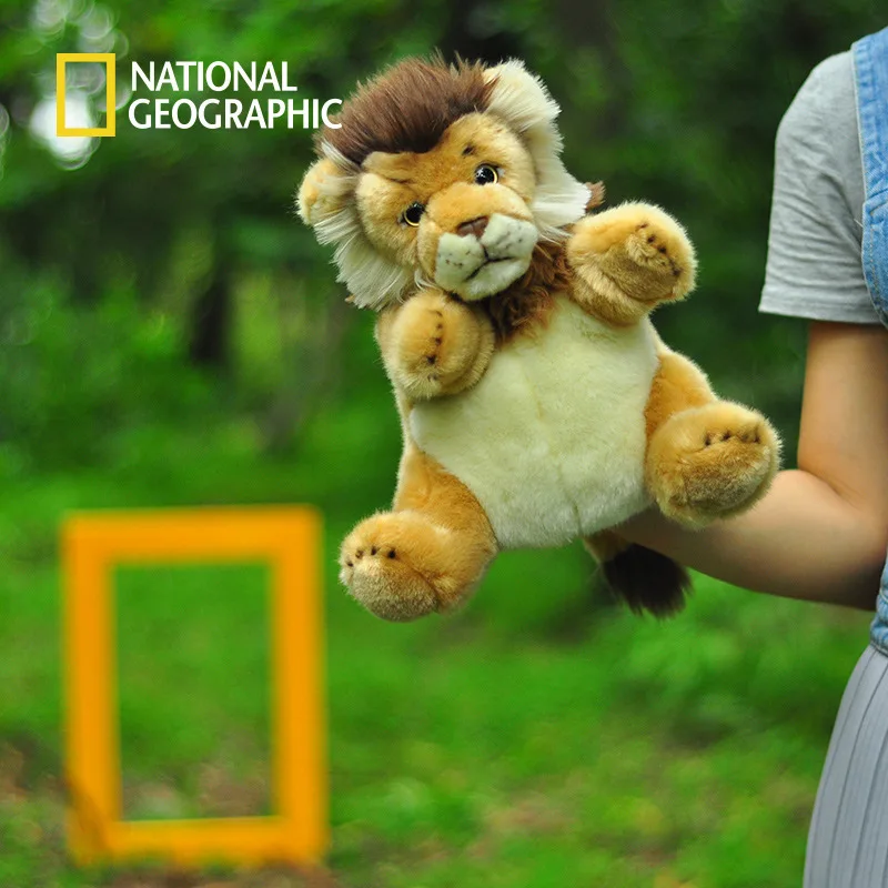 

New Style Pp Cotton Model Plush Doll Place of Origin Supply of Goods Hand Puppet Animal Gloves 10 Inches Lion Doll