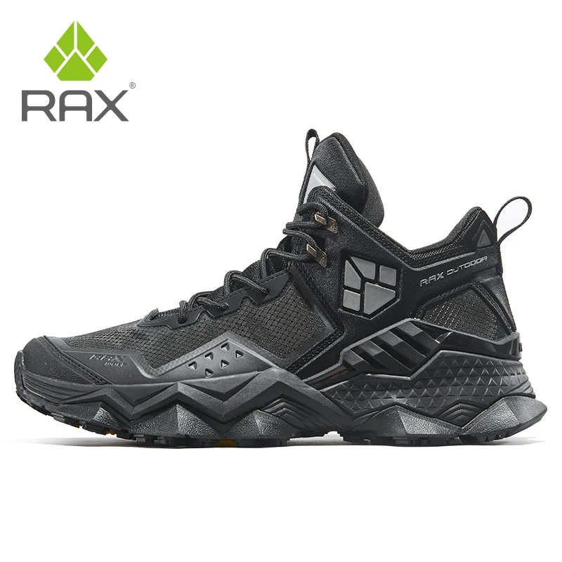 Rax Men  Waterproof Hiking Shoes Breathable Hiking Boots Outdoor Trekking Boots Sports Sneakers Tactical Shoes