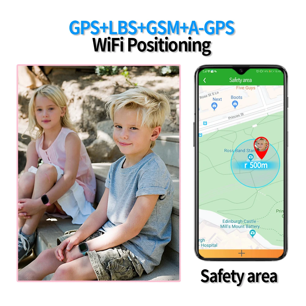Детские умные часы gps LBS WiFi трекер местоположения IP67 водонепроницаемый SOS анти-потеря 2G Детские умные часы для Рождественский подарок Minibear