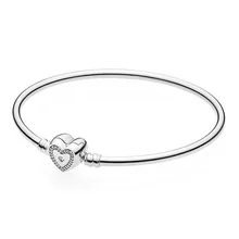 S925 серебро семья навсегда гармония любовь форма Пряжка браслет женское, Стерлинговое серебро браслет подарок на день матери