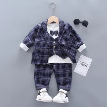 

Boy Summer Clothes Spring Autumn Clothes For Kids Toddler Boys Clothing Coat+Pant 2 Pcs Suits For Kids Clothes Boys Clothing Set