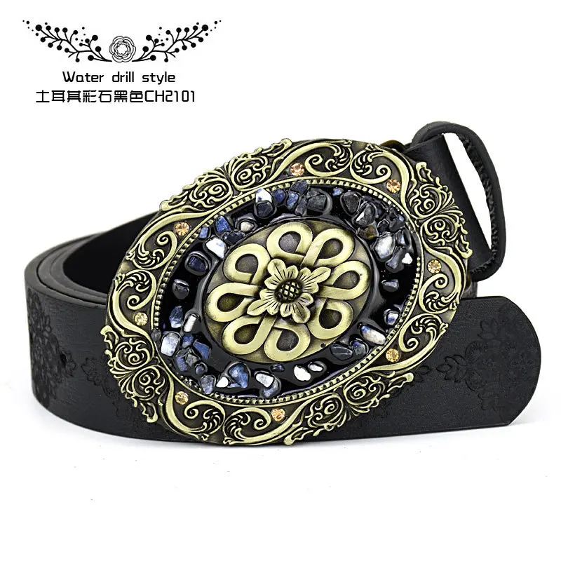 Женский винтажный ремень с гладкой пряжкой из сплава 3 5 см|Мужские ремни| |