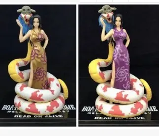 

Anime One Piece/Sea King Golden Snake Female Emperor bo ya Hancock Snake Ji Salol Plum Boxed Garage Kit