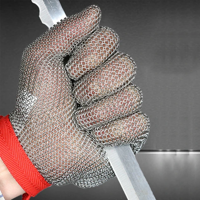 Stainless Steel Wire Cut Resistant Gloves Self Defense Protect