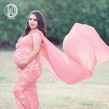 

Don&Judy Chiffon Shawl Dress Maternity Photography Props Pregnancy Dress Photography Maternity Maxi Dresses For Photo Shoot