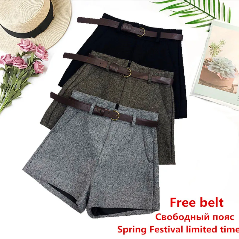 2020 Spring Summer New Arrival Vintage Quality Temperament High Waist A-line Office Skirts Womens With Belt Woolen Mini Skirt 2020 Spring Summer New Arrival Vintage Quality Temperament High Waist A-line Office Skirts Womens With Belt Woolen Mini Skirt