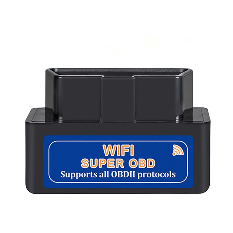 Super Mini OBDII ELM327 WIFI V1.5 25K80 Chip Auto Code Reader elm 327 1.5 obd 2 WiFi 12V Car Scanner For IOS Android Windows
