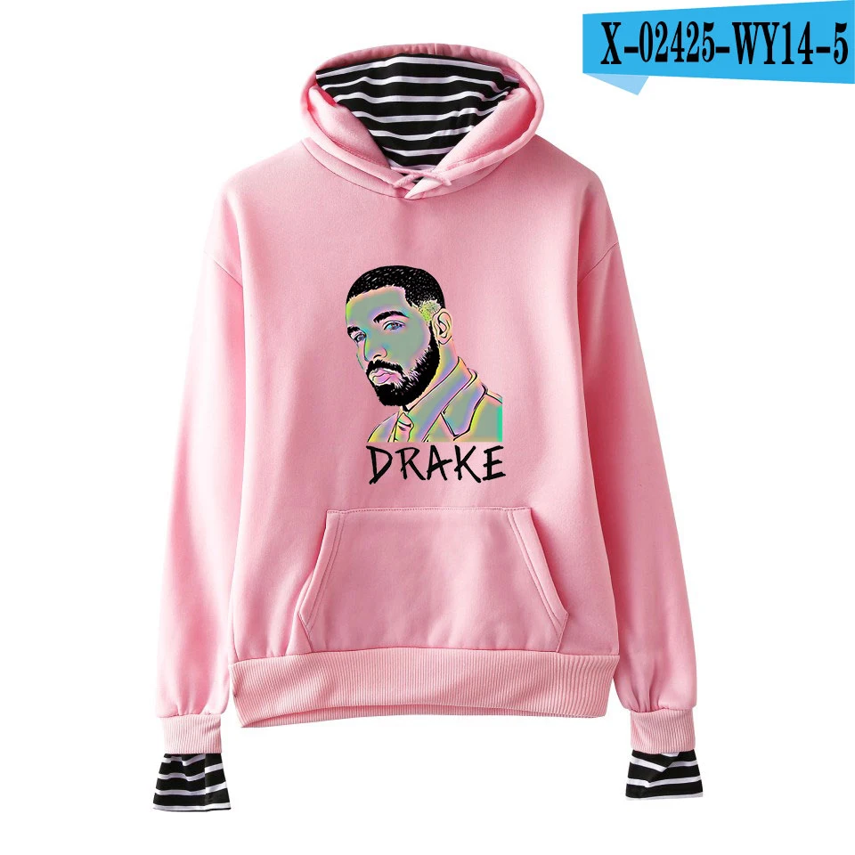 Бренд DRAKE толстовки мужские зимние однотонные толстовки мужские s хип хоп пальто пуловер мужские повседневные спортивные костюмы Masculino - Цвет: Фуксия