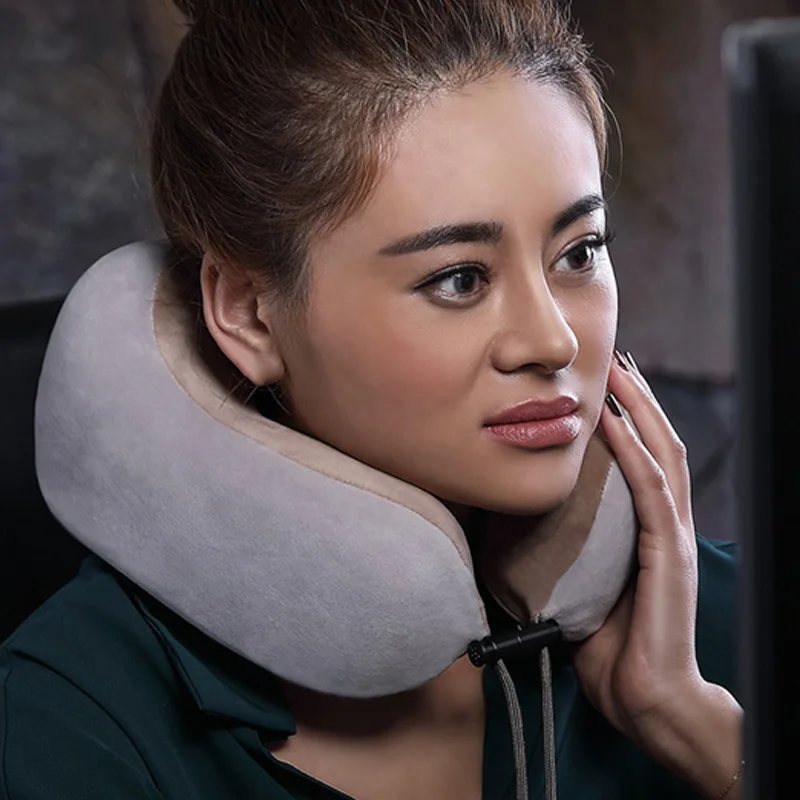 

Top luxury Hot Sale Electric Neck Massage Pillow Memory Foam 3D Kneading Pillow with Heat for Travel Car TK-ing