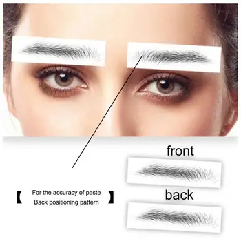 

Magic 4D Eyebrow Tattoo Sticker False Hair-like Eyebrows Waterproof Lasting Water-based Eye Brow Stickers Cosmetics Makeup