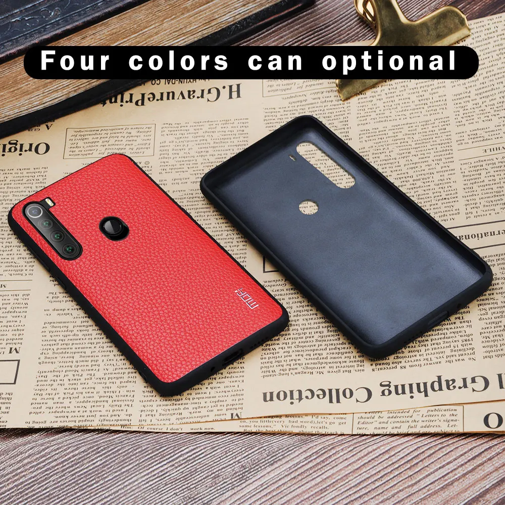 For Xiaomi Redmi Note 8 Pro Case Mofi For Xiaomi Redmi Note 8 Case 8t Leather Business Soft Frame Black Brown Red Redmi Note 8t Phone Case Covers Aliexpress