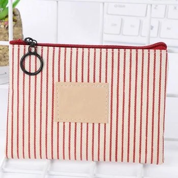 

Hot Sale Canvas Purse Card Key Mini Purse Canvas Bag Small Zipper Coin Purse Card Holder Wallet Drop Shipping