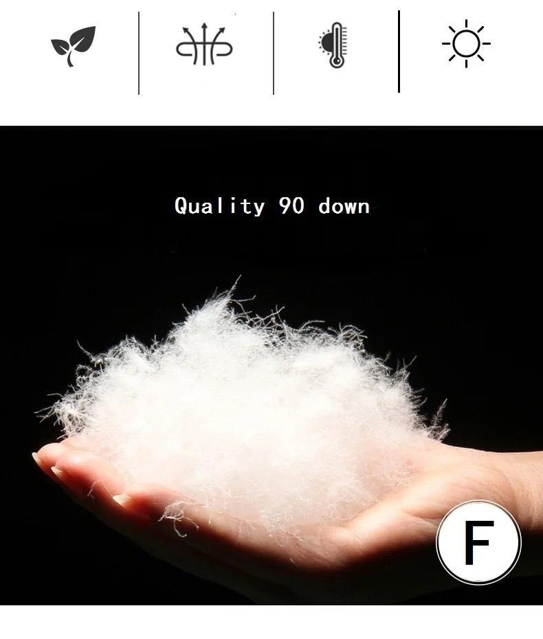 Winter 90% white duck down coat jacket coat down jacket 2019New women's thick coat hooded women's long down jacket Doudoune Femm