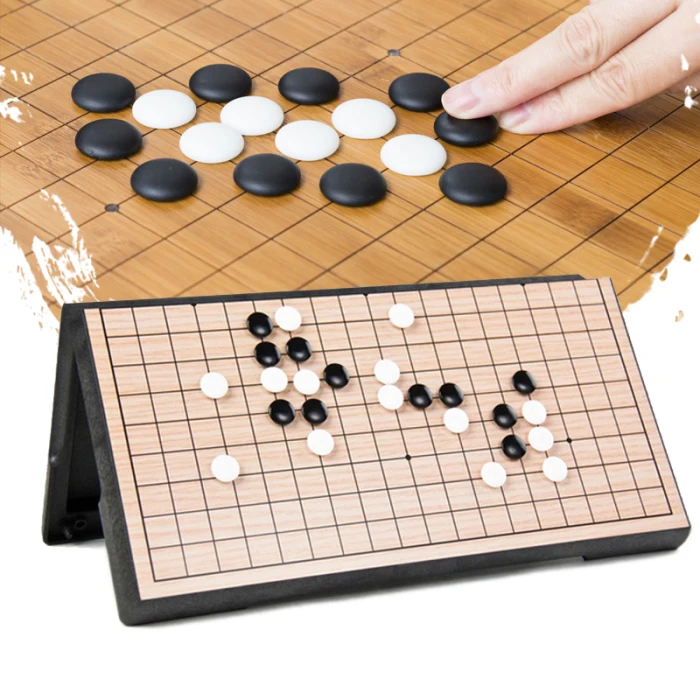 Китайский Старый Настольная игра Checker складной стол Магнитный Go шахматы портативный подарок высокое качество