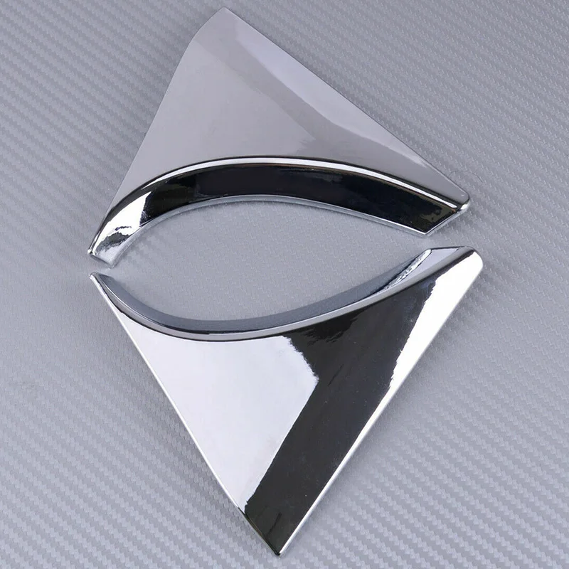 Car Spoiler Cover Car ABS Chrome 2Pcs Rear Window Tailgate Spoiler Trims Cover Fit for Nissan Qashqai J11 2014 2015