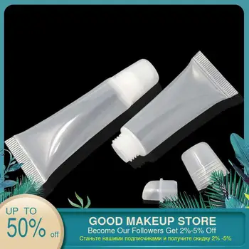 

15ML Empty Lip Gloss Tubes Transparent / frosted Lipstick Tube Lip Balm Soft Tube Makeup Squeeze Clear Lipgloss Tube Container