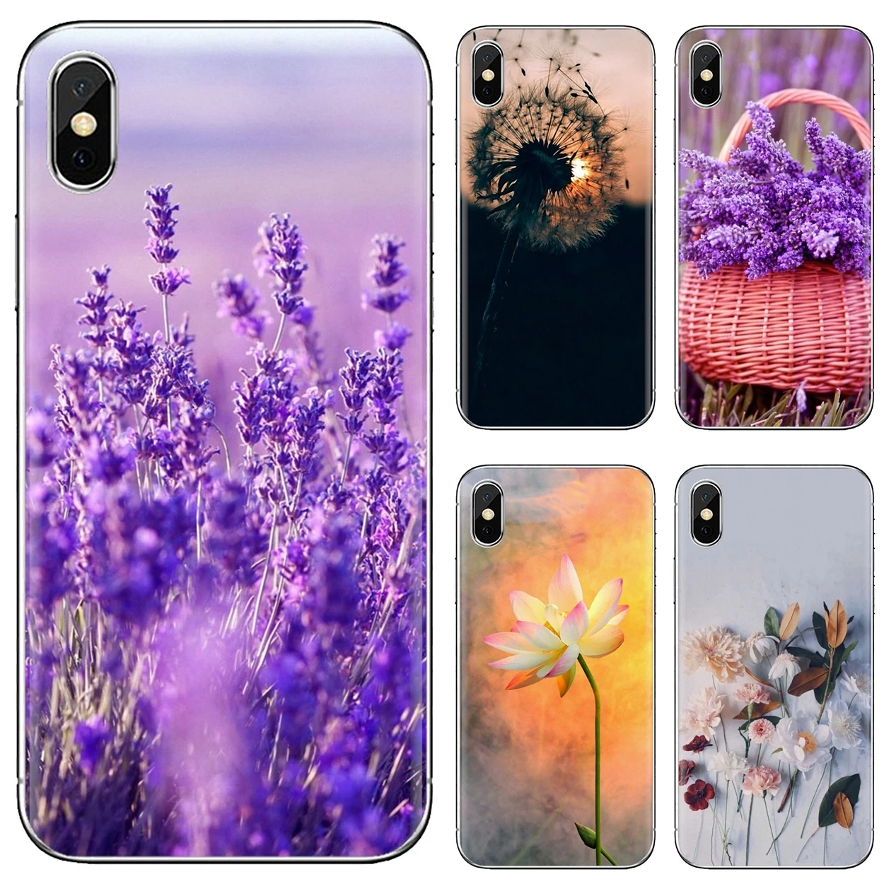 Для Huawei Y6 Y5 2019 для Xiaomi Redmi Note 4 5 6 7 8 Pro Mi A1 A2 A3 6X 5X 7A мягкий чехол цветок Одуванчик