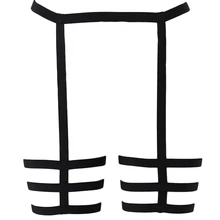 Чулки, подвязки, пояс для ног, черный готический женский сексуальный бандаж, женское белье, свадебные подвязки, для танцев на шесте, панк, Рейв, пояс для тела