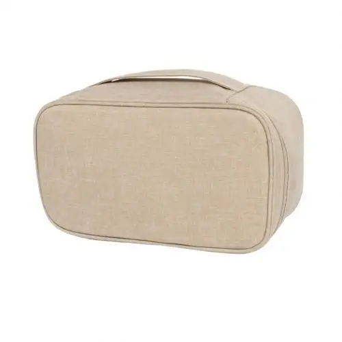 Khaki Fashion Durable Handheld Underwear Makeup Toiletry Wash Holder Waterproof Storage Bag - Цвет: Khaki