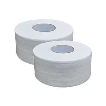 

4-Ply Toilet Paper - Commercial Jumbo Roll Toilet Paper Per Roll, 2 Rolls