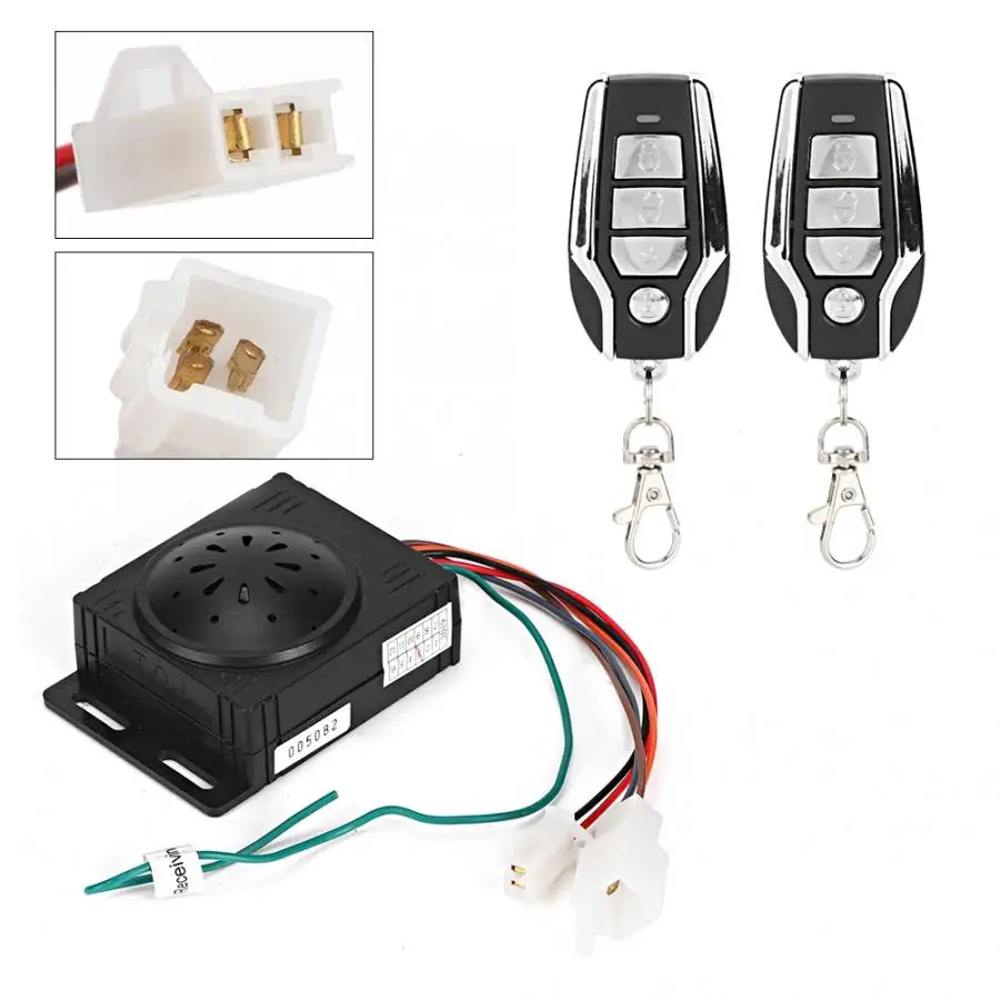 

Motorcycle Electric Car Keyless Entry System Lock Alarm with Remote Controller Car Wireless Remote Alarm