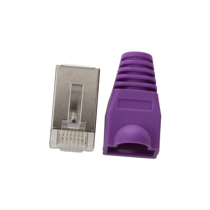 Сетевой тестер Lan Rj45 Rj11+ обжимные плоскогубцы для разъемов Ethernet с 30 шт. металлическим экранированным разъемом 8P8C RJ45 W защитный Sl