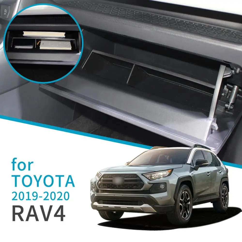 for Toyota RAV4 2019 2020 RAV 4 Car Glove Box Interval Storage Console Tidying Box Interior Accessories Central Storage Box for Toyota RAV4 2019 2020 RAV 4 Car Glove Box Interval Storage Console Tidying Box Interior Accessories Central Storage Box