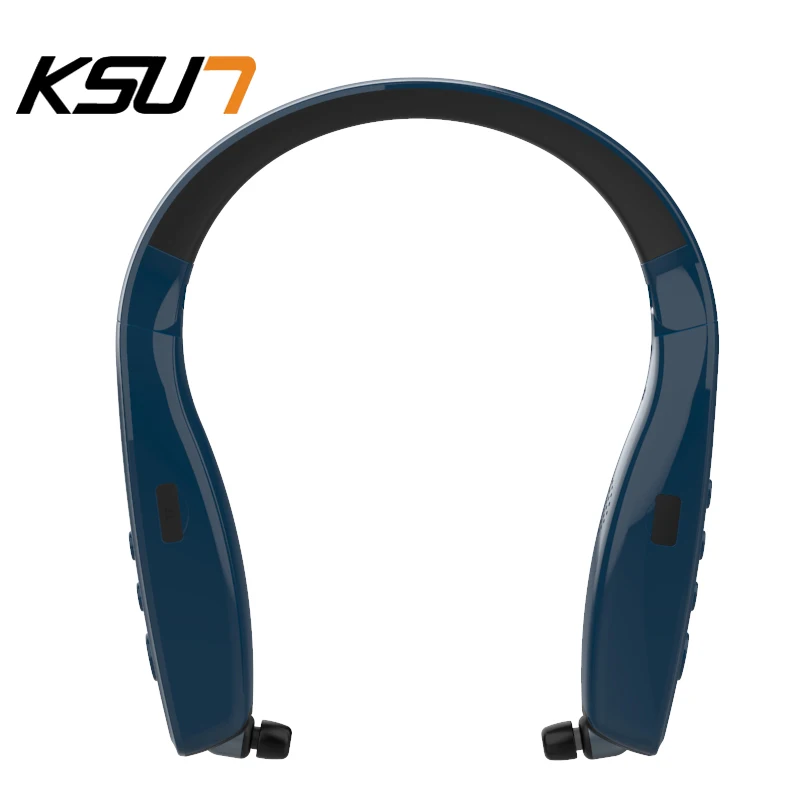 KSX-BT66-BU KSUN KSX-BT66 Bluetooth гарнитура беспроводной Спорт Бег Уши висячие шеи Android Apple универсальная рация Национальный - Цвет: KSX-BT66-BU