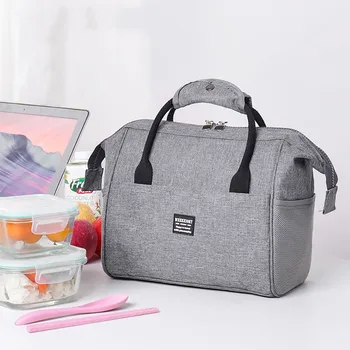 

Insulated Lunch Box Cooler Waterproof Food Thermal Handbag Work School Picnic Bento Cooler Storage Bags Women Men Fruit Tote