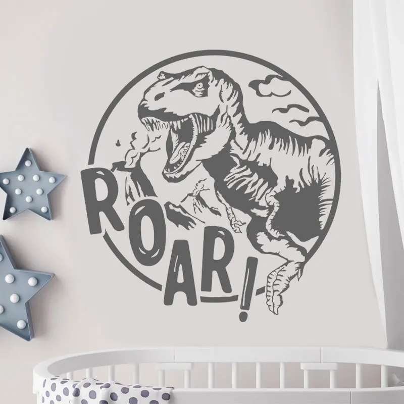 Рор! Виниловая настенная наклейка с динозавром парка Юрского периода T Rex