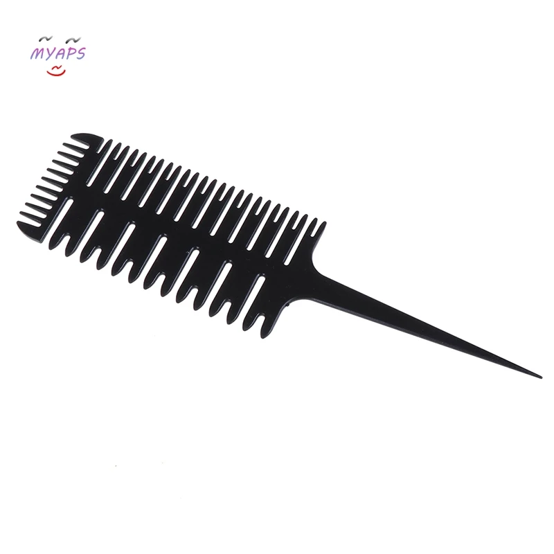 Big Tooth Comb Hair Dyeing Tool Highlighting Comb Brush Salon Pro Fish Bone Design Hair Dyeing Sectioning hair dyeing comb