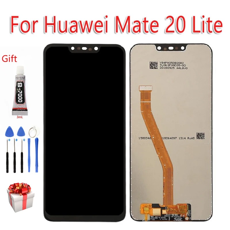 Дисплей для huawei mate 20 Lite lcd сенсорный экран AAA Качество дигитайзер сборка бесплатные инструменты для huawei mate 20 Lite lcd