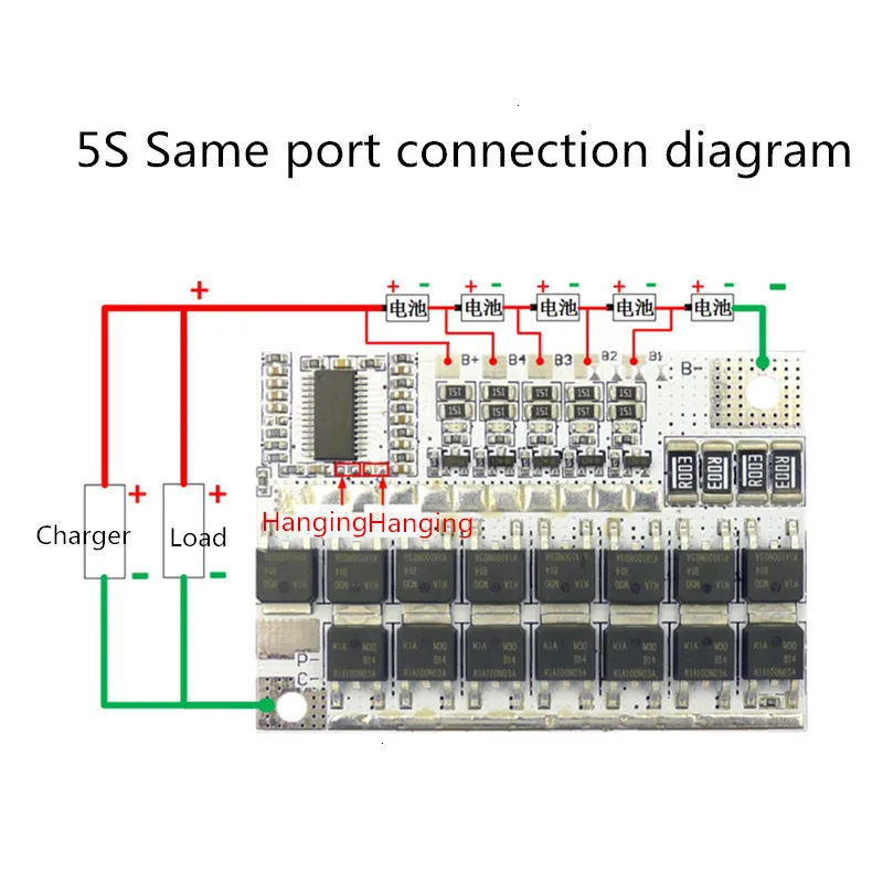 5S 100A BMS 12 В 16,8 в 21 в 100A литий-ионная ЛМО тернарная литиевая батарея защита печатная плата литий-полимерный баланс зарядки Модуль