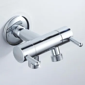 

Easy Install Knockout Trap Double Control Switch Three Way Durable Brass Heat Resistant Bathroom Water Diverter