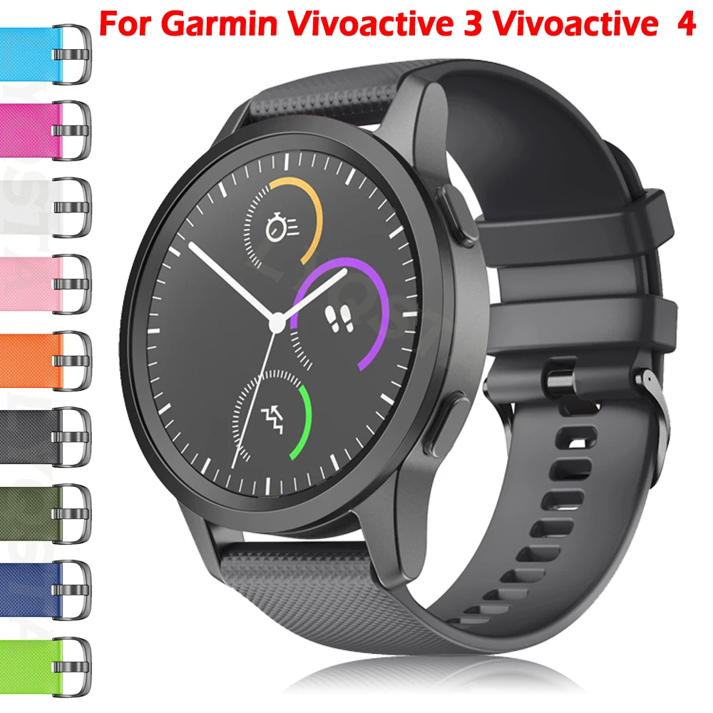 

Ремешок силиконовый для смарт-часов Garmin CAME 2/SQ Vivoactive 3 4
