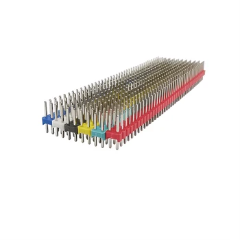 

60/30PCS Pitch 2.54mm 40 Pin 2x40 Double Row Male Breakable Pin Header Strip Straight Needle Connector Blocks Kits for Arduino