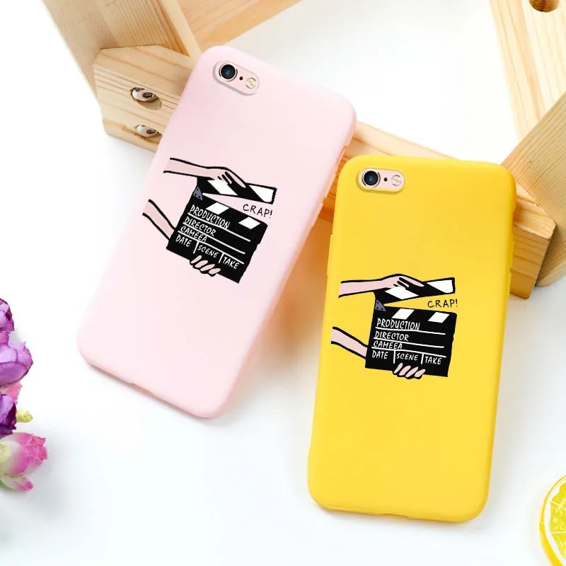 Чехол для iPhone 11 Pro чехол карамельного цвета из тпу телефона Apple X XR XS MAX 5 5S 6 6S 7 8 Plus